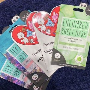 Set of 5 Facial Sheet Masks